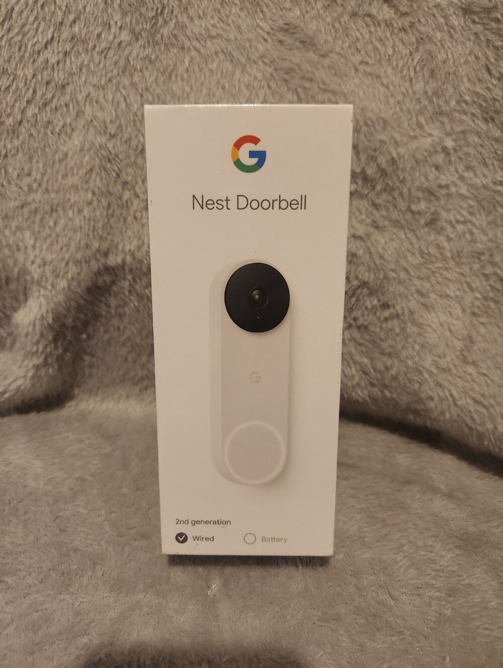 GOOGLE NEST DOORBELL WIRED 2ND GENERATION VIDEO DOORBELL SECURITY CAMERA NEW